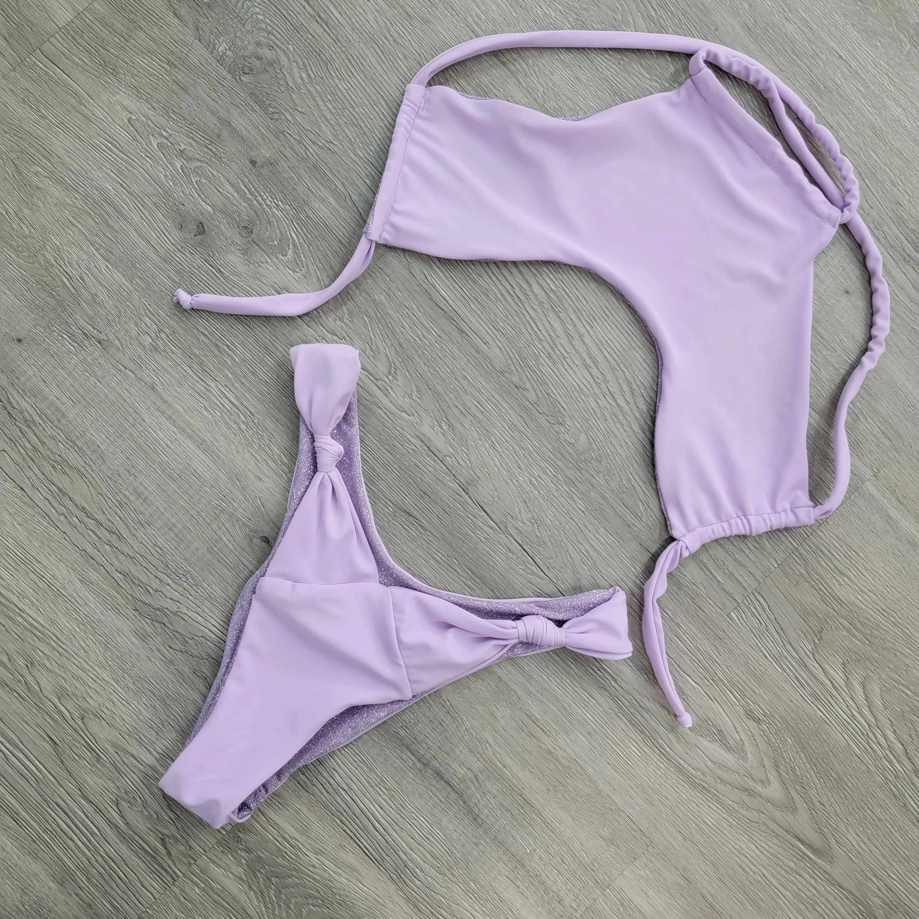 Shimmer Lilac Knotty Bottoms