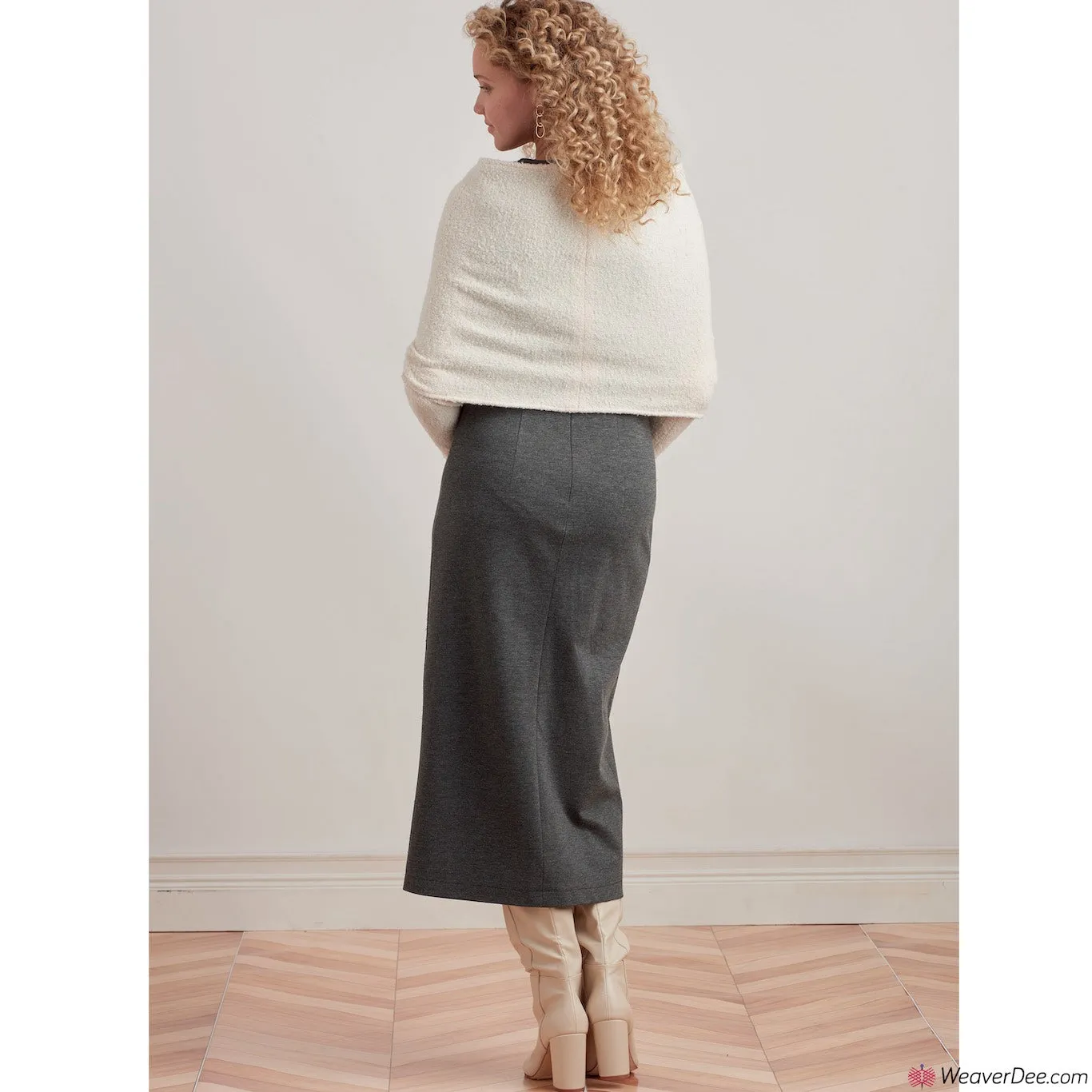 Simplicity Pattern S9372 Misses' Knit Dress & Shrugs