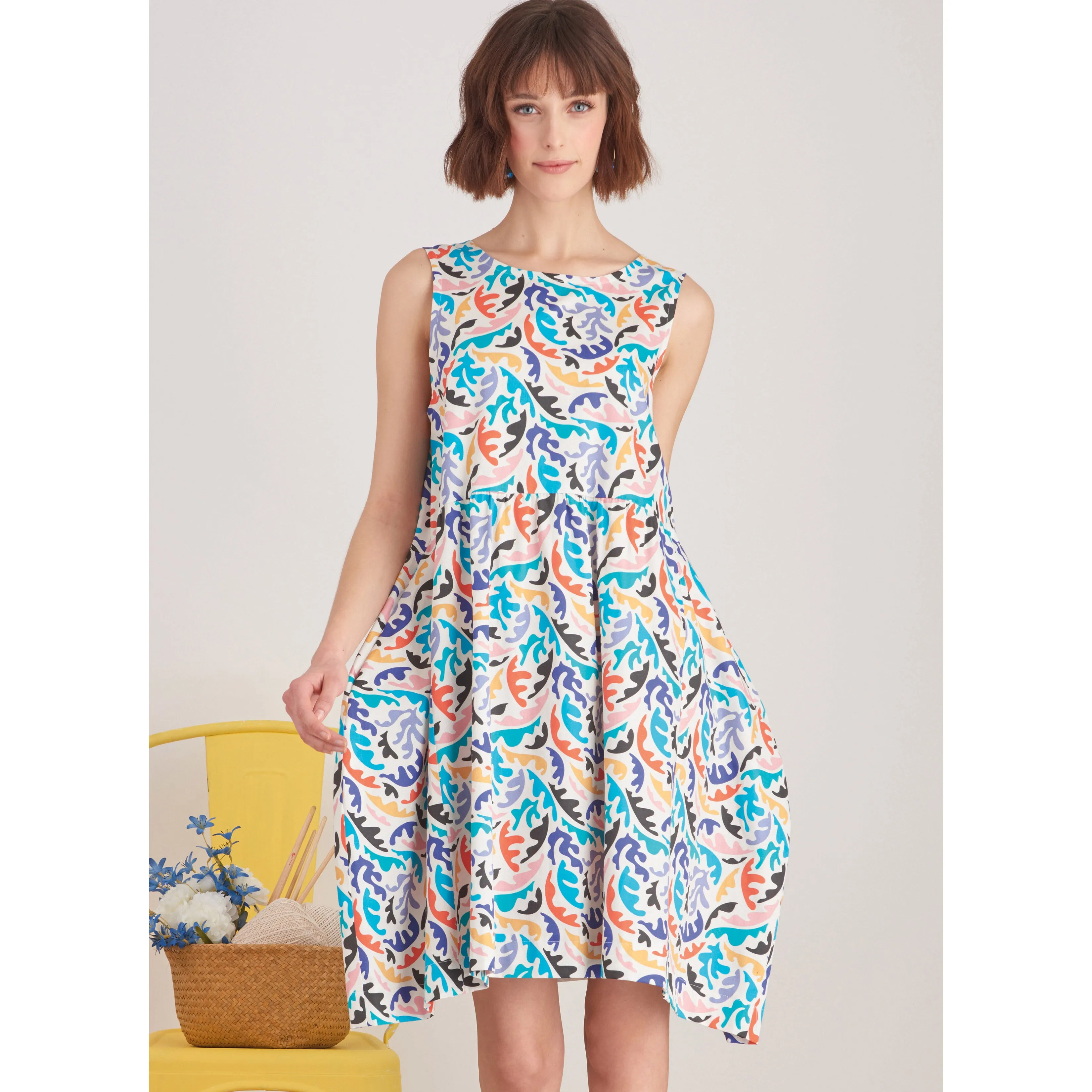 Simplicity Pattern SS9596 Misses' Pullover Dress and Knit Top by Elaine Heigl