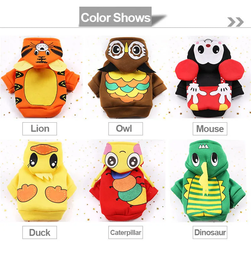 Small Dog Costume Hoodies