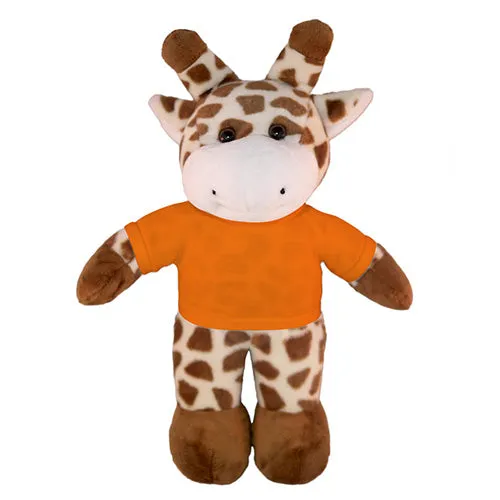 Soft Plush Giraffe with Tee