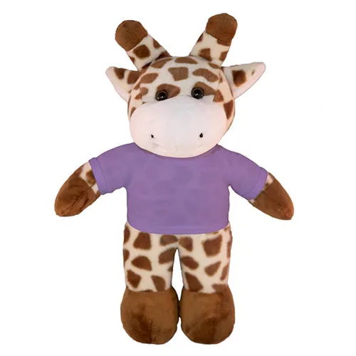 Soft Plush Giraffe with Tee