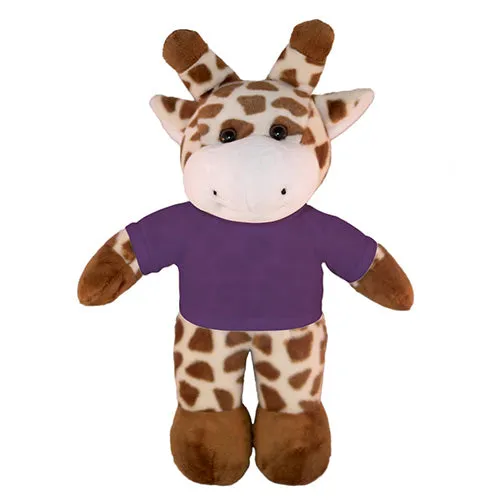 Soft Plush Giraffe with Tee