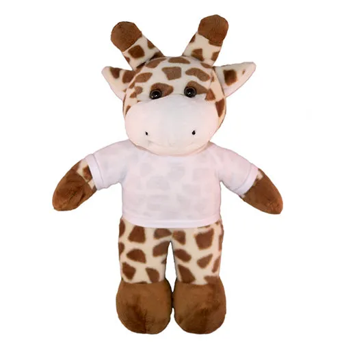 Soft Plush Giraffe with Tee