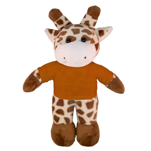 Soft Plush Giraffe with Tee