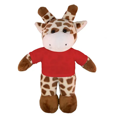 Soft Plush Giraffe with Tee