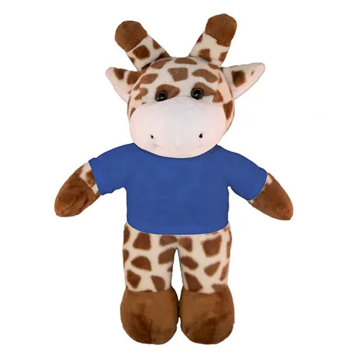 Soft Plush Giraffe with Tee