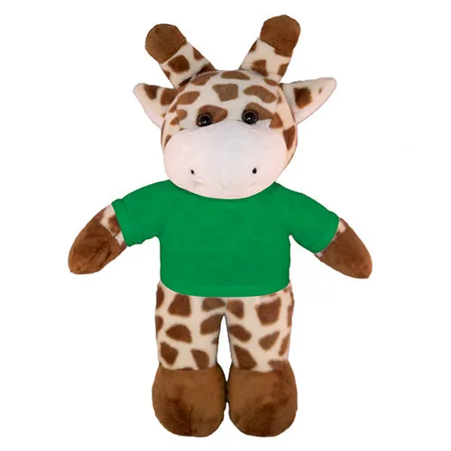 Soft Plush Giraffe with Tee
