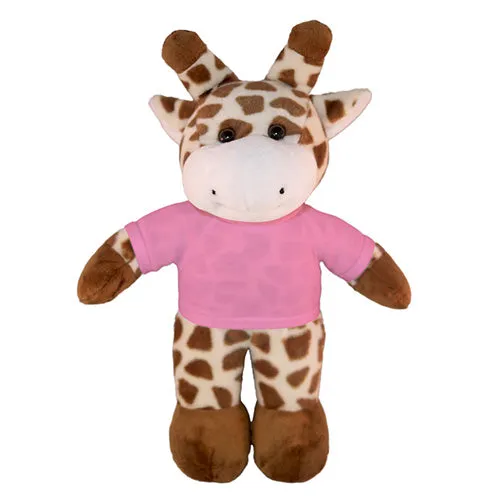 Soft Plush Giraffe with Tee