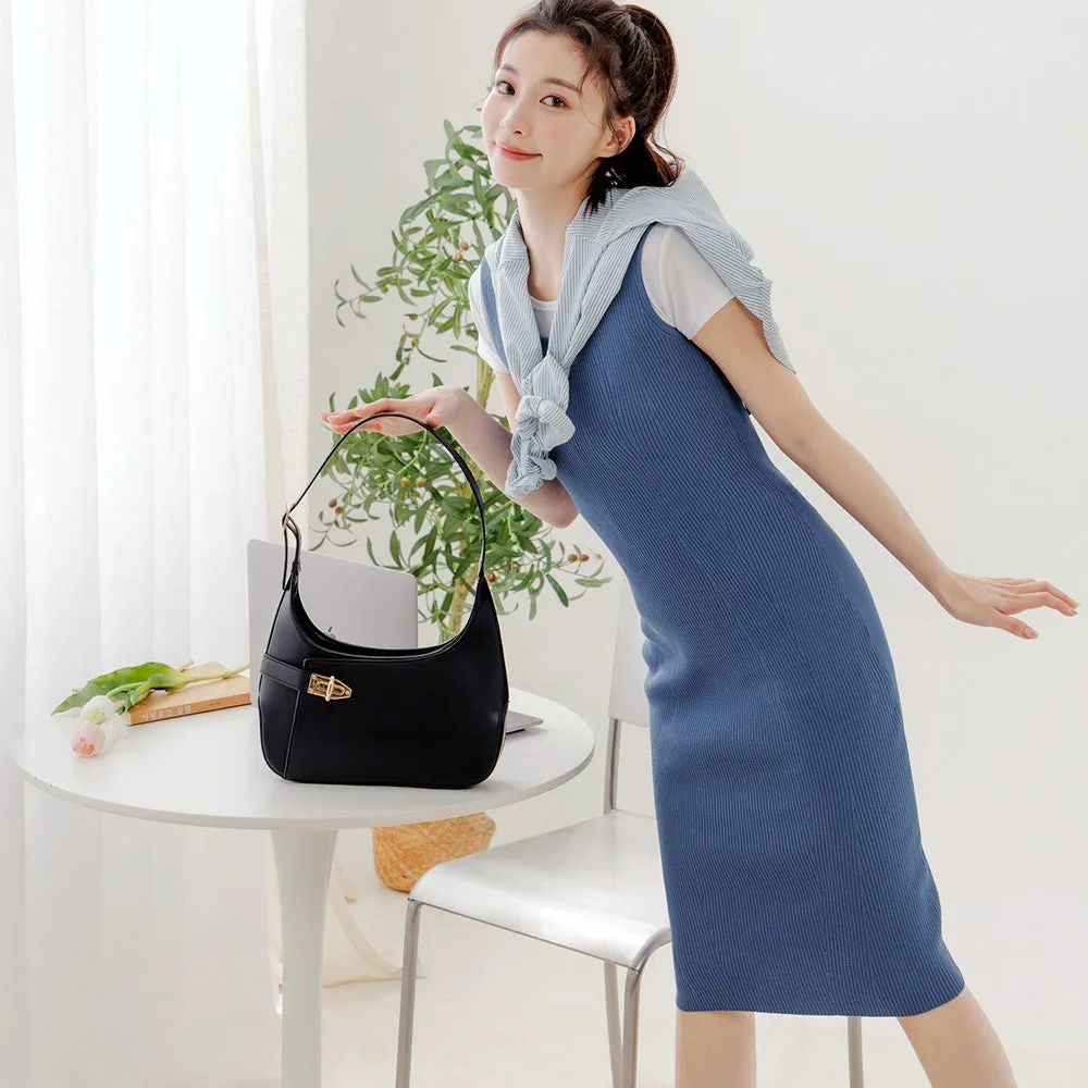 Soft Stretchy Knit Sleeveless Bodycon Mini Party Dress