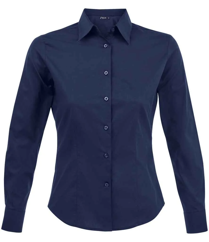 SOL'S Eden Long Sleeve Fitted Shirt (Ladies)