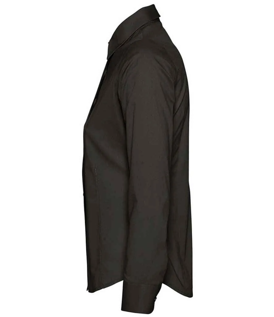 SOL'S Eden Long Sleeve Fitted Shirt (Ladies)