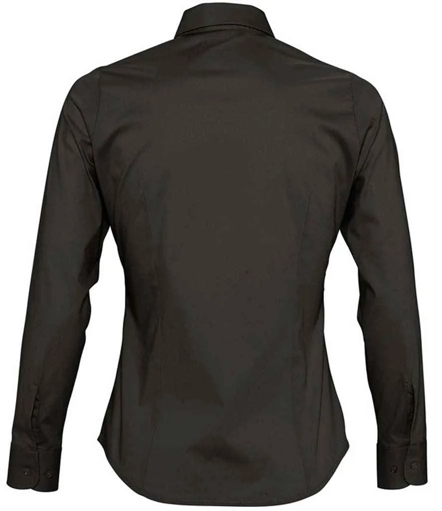 SOL'S Eden Long Sleeve Fitted Shirt (Ladies)