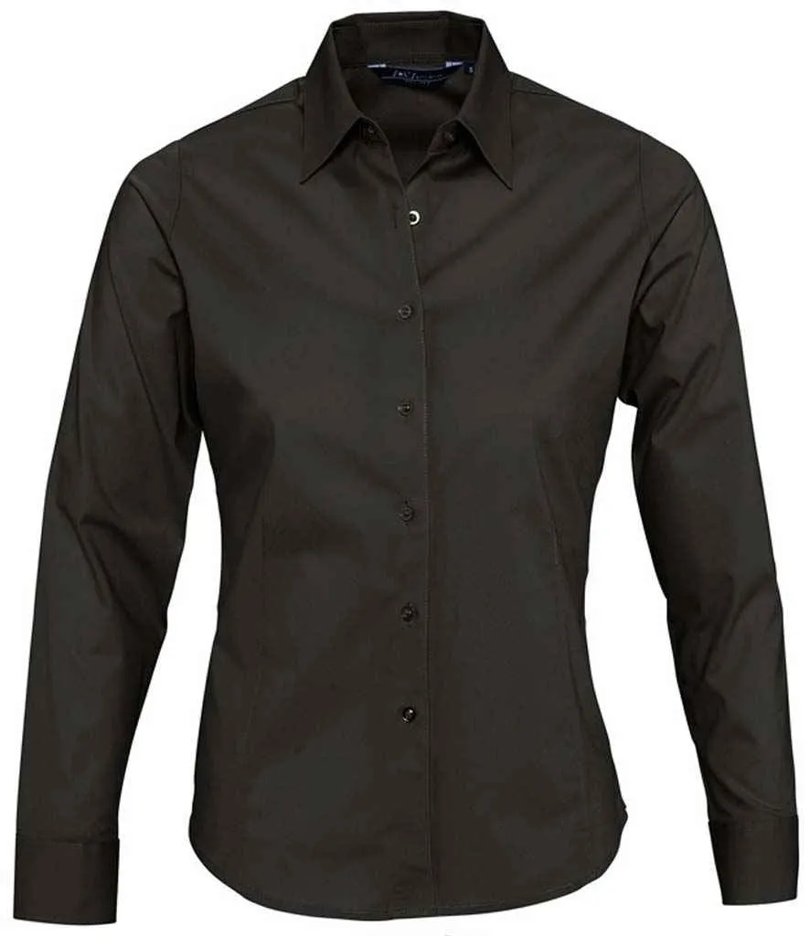 SOL'S Eden Long Sleeve Fitted Shirt (Ladies)