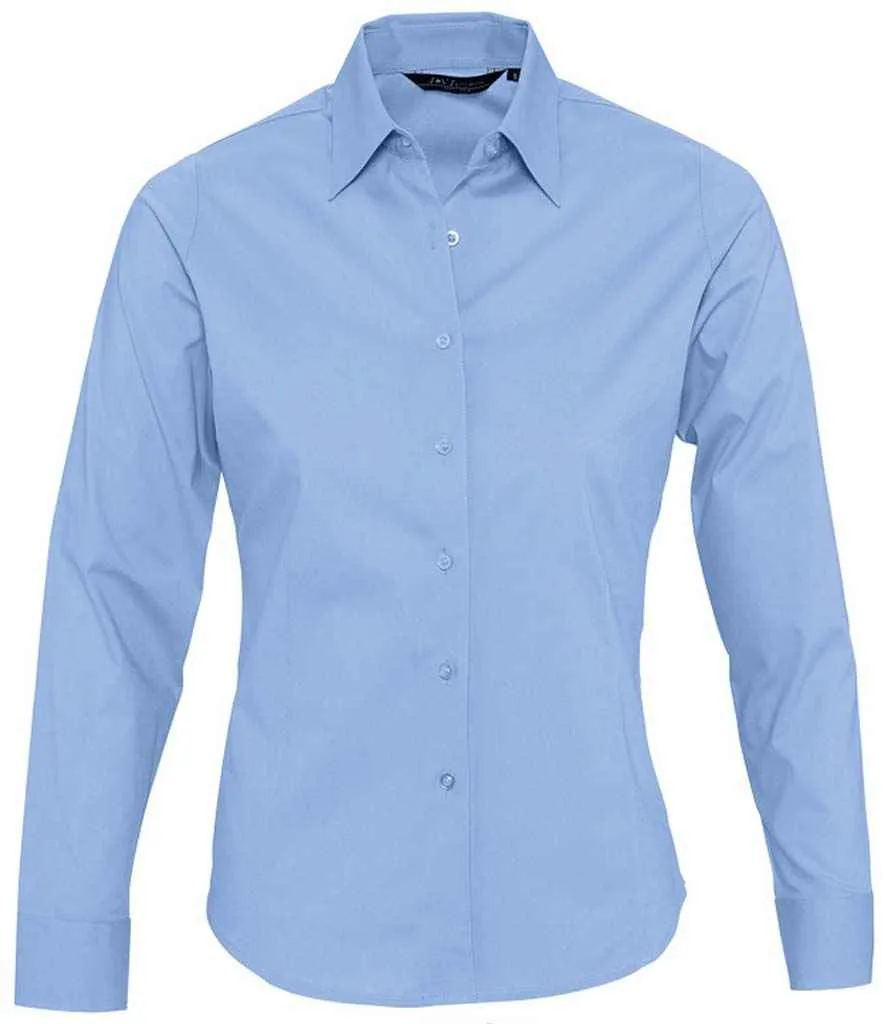 SOL'S Eden Long Sleeve Fitted Shirt (Ladies)