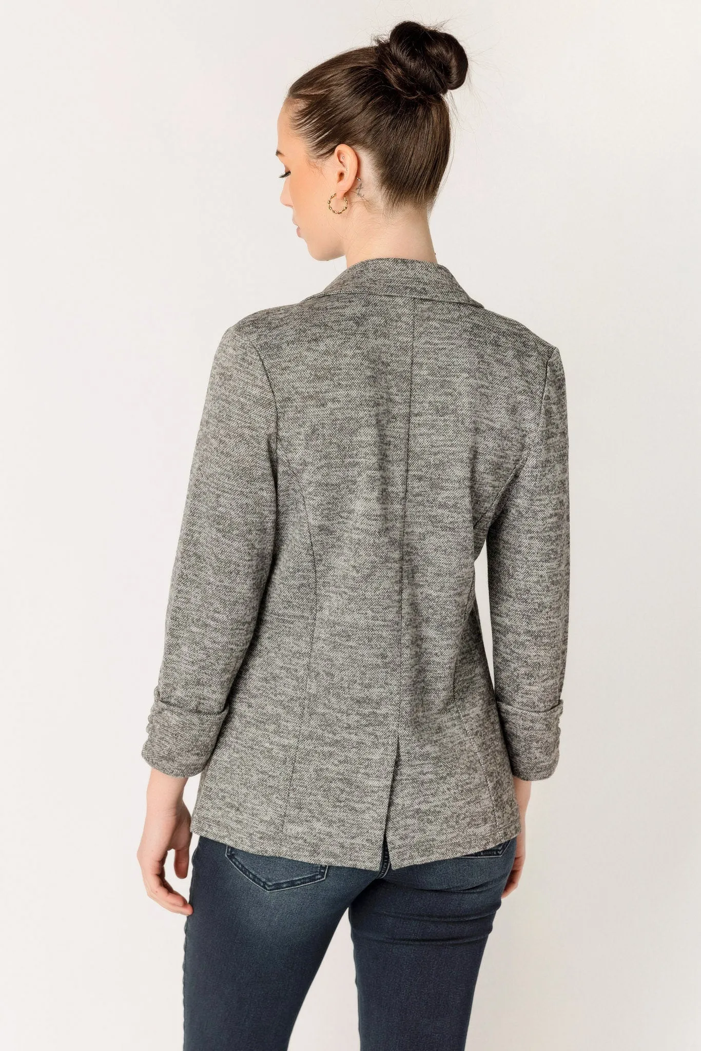 Space Dye Knit Blazer