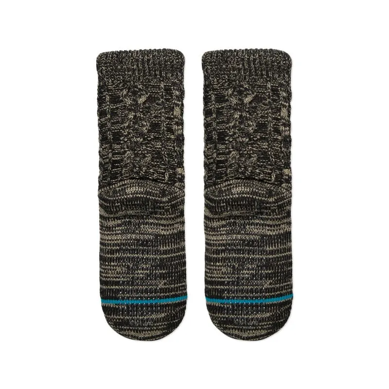 Stance Aspen Slipper Socks - Washed Black