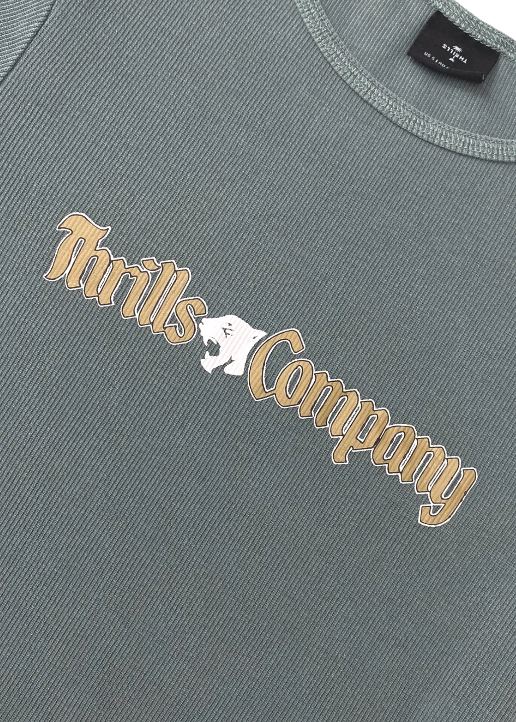 THRILLS - Ewing Crop Baby Tee - Scrubs Green