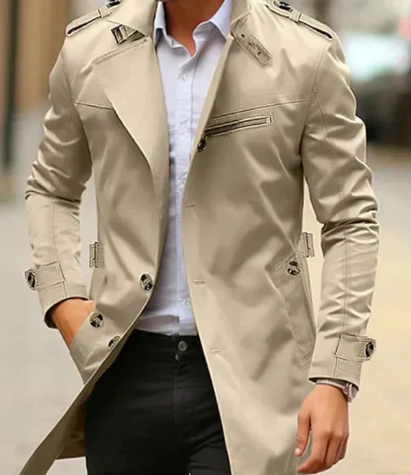 Wick Jas | Elegante Trench Coat voor Mannen