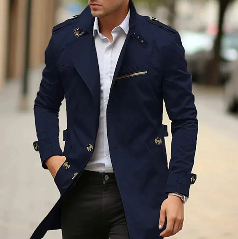Wick Jas | Elegante Trench Coat voor Mannen
